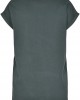 Дамска тениска в тъмнозелен цвят Urban Classics Ladies Extended Shoulder Tee bottlegreen, Жени - Lit.bg