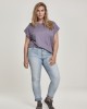 Дамска тениска в лилав цвят Urban Classics Ladies Extended Shoulder Tee dustypurple, Жени - Lit.bg