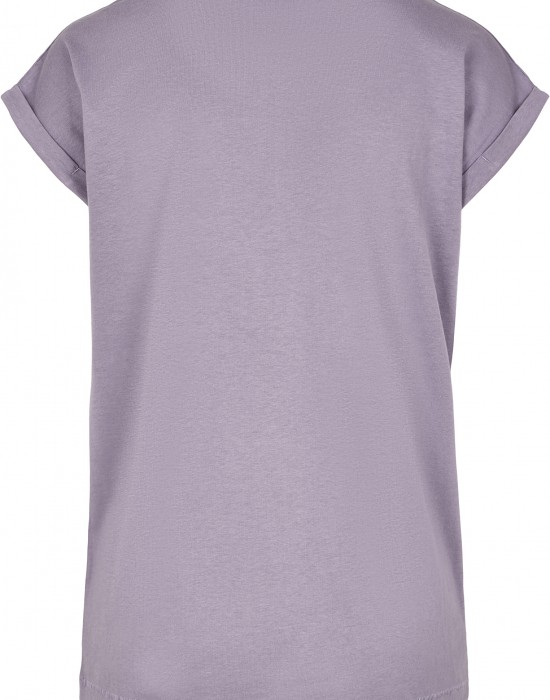 Дамска тениска в лилав цвят Urban Classics Ladies Extended Shoulder Tee dustypurple, Жени - Lit.bg