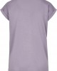 Дамска тениска в лилав цвят Urban Classics Ladies Extended Shoulder Tee dustypurple, Жени - Lit.bg