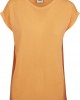 Дамска тениска в оранжев цвят Urban Classics Ladies Extended Shoulder Tee papaya, Жени - Lit.bg