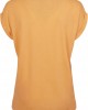 Дамска тениска в оранжев цвят Urban Classics Ladies Extended Shoulder Tee papaya, Жени - Lit.bg