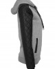 Дамски суичър Urban Classics с кожени ръкави gry/blk XS, Суичъри - Lit.bg Дамски суичър Urban Classics с кожени ръкави gry/blk XS, Жени - Lit.bg