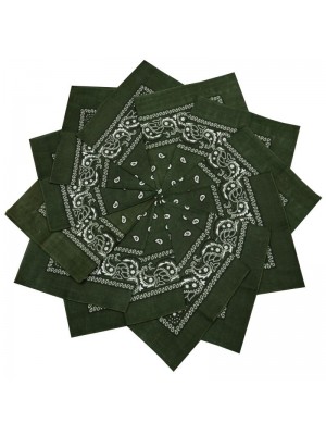 Кърпа за глава бандана HoodStyle Bandana в тъмнозелен цвят