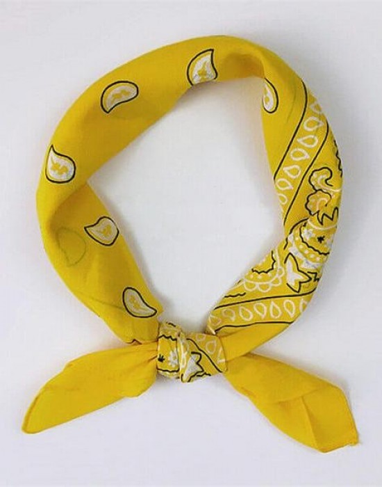 Кърпа за глава бандана HoodStyle Bandana в жълто, Аксесоари - Lit.bg