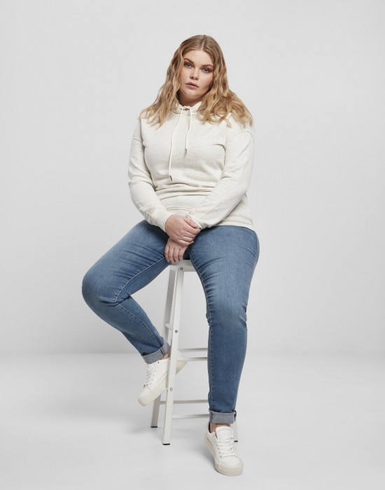 Дамски суичър в светлосиво Urban Classics Ladies Hoody, Суичъри - Lit.bg Дамски суичър в светлосиво Urban Classics Ladies Hoody, Жени - Lit.bg