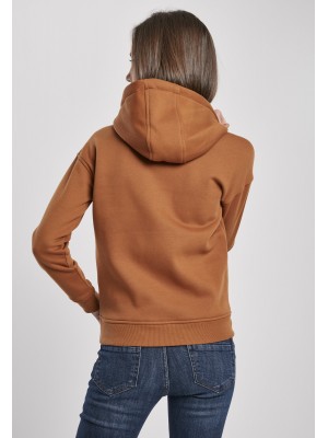Дамски суичър в кафяво Urban Classics Ladies Hoody 