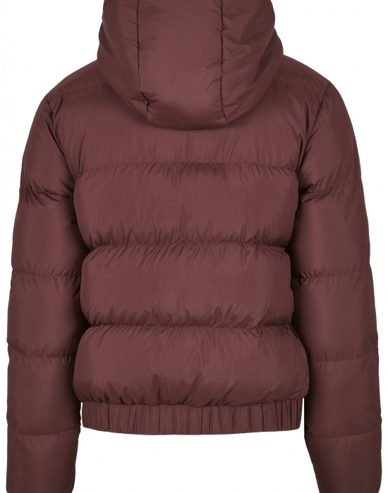 Дамско яке в червено от Urban Classics Ladies Hooded Puffer, Жени - Lit.bg