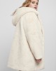 Дамско палто в бяло Urban Classics Ladies Hooded Teddy Coat, Якета - Lit.bg Дамско палто в бяло Urban Classics Ladies Hooded Teddy Coat, Жени - Lit.bg
