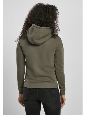 Дамски суичър в цвят маслина Urban Classics Ladies Organic Hoody 