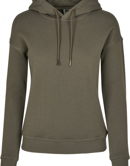 Дамски суичър в цвят маслина Urban Classics Ladies Organic Hoody, Жени - Lit.bg