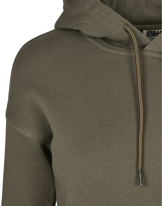 Дамски суичър в цвят маслина Urban Classics Ladies Organic Hoody, Жени - Lit.bg
