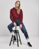 Дамски суичър в цвят бордо Urban Classics Ladies Organic Hoody, Жени - Lit.bg