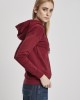 Дамски суичър в цвят бордо Urban Classics Ladies Organic Hoody, Жени - Lit.bg