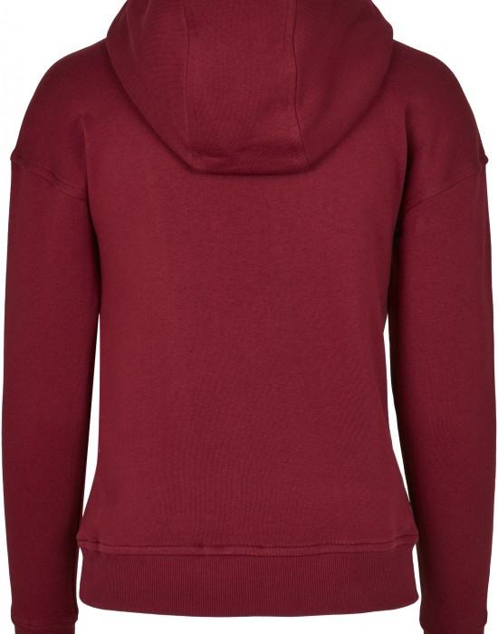 Дамски суичър в цвят бордо Urban Classics Ladies Organic Hoody, Жени - Lit.bg