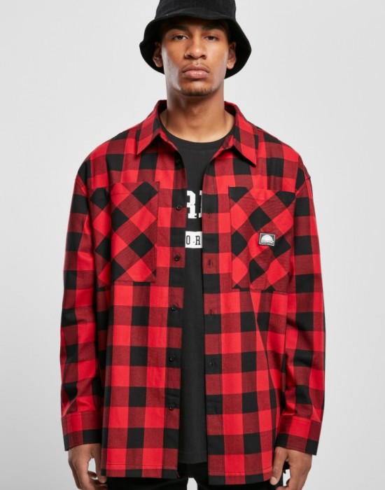 Мъжка риза в червен цвят Southpole Check Flannel Shirt red, Ризи - Lit.bg Мъжка риза в червен цвят Southpole Check Flannel Shirt red, Мъже - Lit.bg