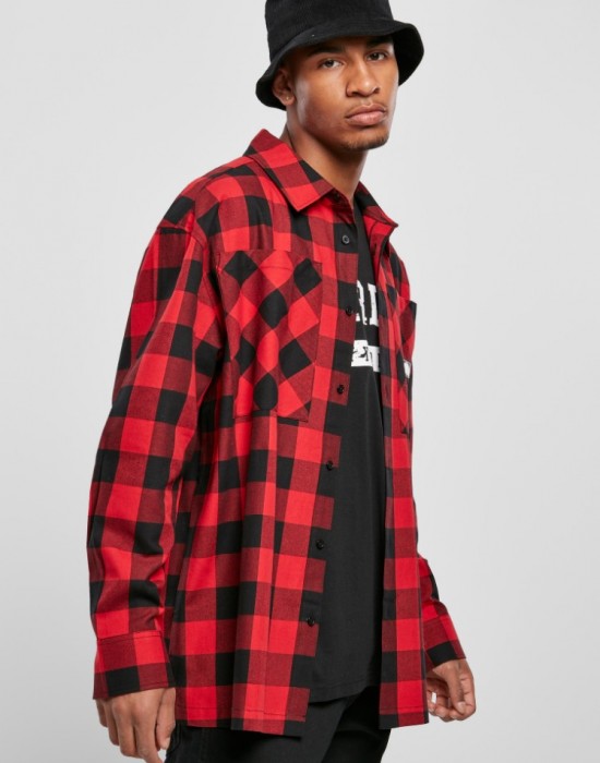 Мъжка риза в червен цвят Southpole Check Flannel Shirt red, Ризи - Lit.bg Мъжка риза в червен цвят Southpole Check Flannel Shirt red, Мъже - Lit.bg