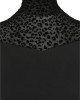Дамска тениска в черно Urban Classics Ladies Flock Lace Turtleneck, Жени - Lit.bg