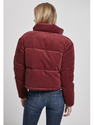 Дамско яке в червено от Urban Classics Ladies Corduroy Puffer