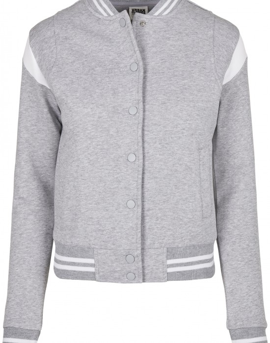 Дамско яке в сиво от Urban Classics Ladies Organic Inset College Sweat, Жени - Lit.bg