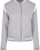 Дамско яке в сиво от Urban Classics Ladies Organic Inset College Sweat, Жени - Lit.bg