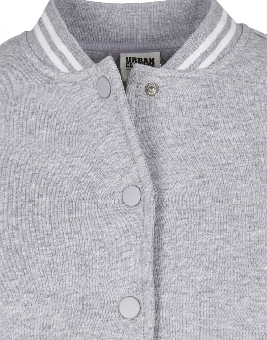 Дамско яке в сиво от Urban Classics Ladies Organic Inset College Sweat, Жени - Lit.bg