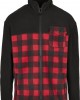 Мъжко яке Urban Classics Polar Fleece в червен и черен цвят, Мъже - Lit.bg