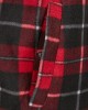 Мъжко карирано яке в червено Urban Classics Plaid Teddy Lined, Мъже - Lit.bg