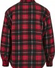 Мъжко карирано яке в червено Urban Classics Plaid Teddy Lined, Мъже - Lit.bg