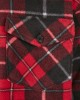 Мъжко карирано яке в червено Urban Classics Plaid Teddy Lined, Мъже - Lit.bg