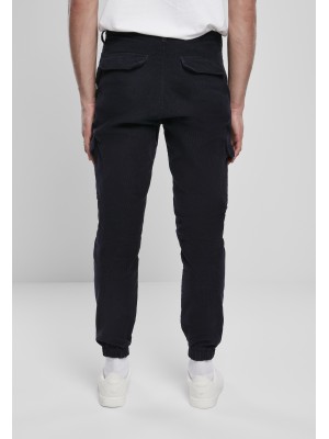 Мъжки карго панталони в тъмносиньо Urban Classics Corduroy Cargo Jogging Pants 