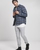 Мъжко яке в светлосиньо и тъмносиньо каре Urban Classics Plaid Quilted Shirt, Мъже - Lit.bg