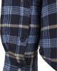 Мъжко яке в светлосиньо и тъмносиньо каре Urban Classics Plaid Quilted Shirt, Мъже - Lit.bg