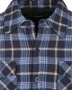 Мъжко яке в светлосиньо и тъмносиньо каре Urban Classics Plaid Quilted Shirt, Мъже - Lit.bg