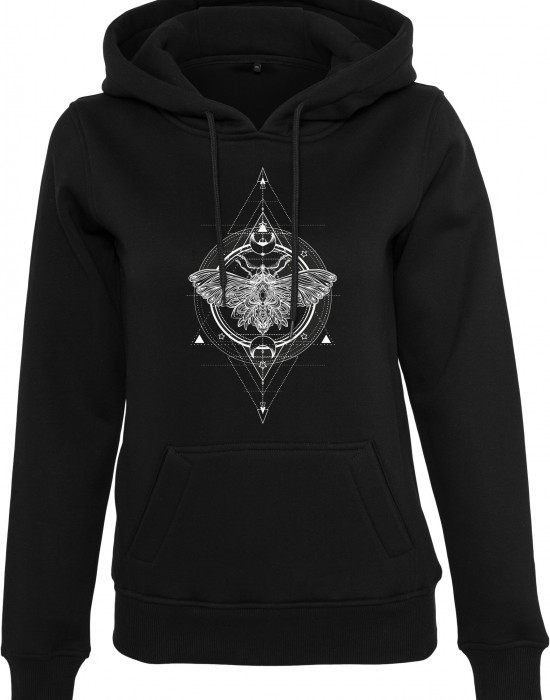 Дамски суичър в черен цвят Mister Tee Ladies Moth Hoody black, Жени - Lit.bg
