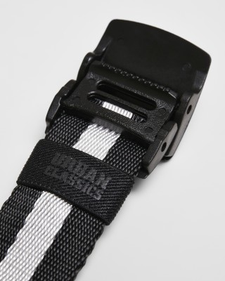 Колан в черен цвят Urban Classics Centre Stripe 