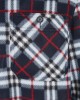 Мъжко карирано яке в черно и бяло Urban Classics Hooded Polar Fleece, Мъже - Lit.bg