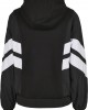 Дамски суичър в черно от Urban Classics Ladies Mix Crinkle Nylon Sweat, Жени - Lit.bg