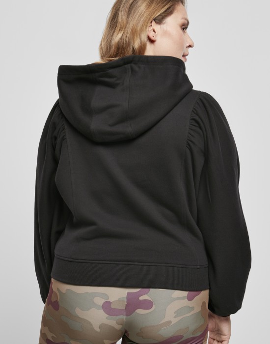 Дамски суичър в черно Urban Classics Ladies Organic Gathering Batwing, Суичъри - Lit.bg Дамски суичър в черно Urban Classics Ladies Organic Gathering Batwing, Жени - Lit.bg