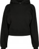 Дамски суичър в черно Urban Classics Ladies Organic Gathering Batwing, Жени - Lit.bg