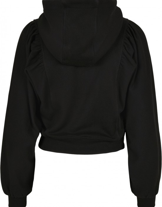 Дамски суичър в черно Urban Classics Ladies Organic Gathering Batwing, Жени - Lit.bg