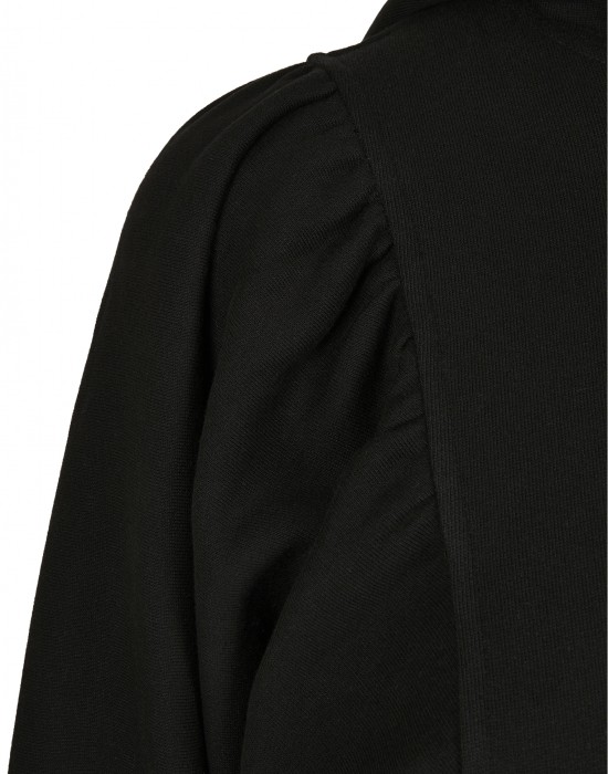 Дамски суичър в черно Urban Classics Ladies Organic Gathering Batwing, Жени - Lit.bg