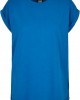 Дамска тениска в ярко син цвят Urban Classics Ladies Extended Shoulder Tee sporty blue, Жени - Lit.bg