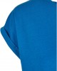 Дамска тениска в ярко син цвят Urban Classics Ladies Extended Shoulder Tee sporty blue, Жени - Lit.bg