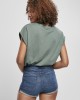 Дамска тениска в зелено от Urban Classics Ladies Extended Shoulder, Тениски - Lit.bg Дамска тениска в зелено от Urban Classics Ladies Extended Shoulder, Жени - Lit.bg