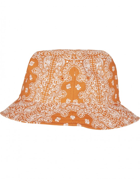 Шапка идиотка в оранжев бандана дизайн Bandana Print Bucket Hat, Аксесоари - Lit.bg