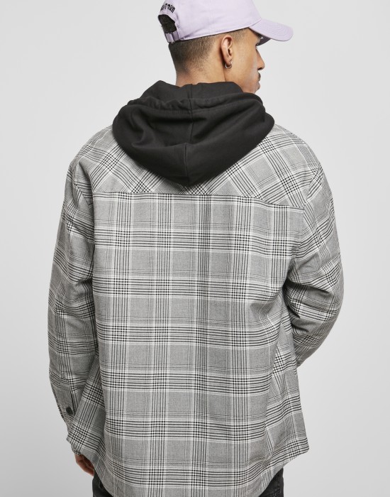 Мъжко карирано палто C&S Plaid Out Quilted, Мъже - Lit.bg