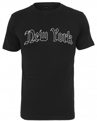 Мъжка тениска в черен цвят MIster Tee New York Wording Tee black 
