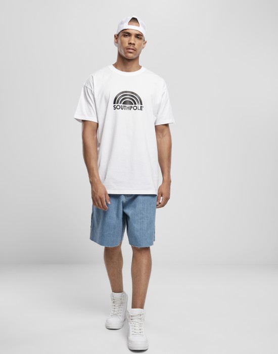 Мъжка тениска в бял цвят Southpole Logo Tee white, Тениски - Lit.bg Мъжка тениска в бял цвят Southpole Logo Tee white, Мъже - Lit.bg