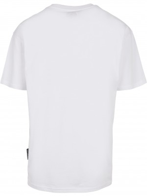 Мъжка тениска в бял цвят Southpole Logo Tee white